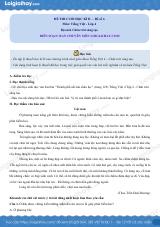 Đề thi học kì 2 Tiếng Việt 4 CTST - Đề số 6